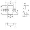 Klin poziomujący 10 do prowadnik krzyżakowy Intermat (1074731) Hettich, kupic - zdjecie №2 - small