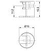 Złącze Rastex 15/22, cynk (1048254) Hettich, cena - zdjecie №5 - small