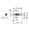 Trzpień wkręcany Rastex DU 243 (9047862) Hettich, kupic - zdjecie №2 - small