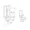 Zawias Clip-on, 110°, Sensys 8645i, półnakładany, z domykiem, niklowy (9071206) Hettich, zamowienie online - zdjecie №7 - small