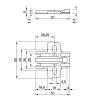 Prowadnik krzyżakowy Sensys dystans 0 (9071575) Hettich, nie drogie - zdjecie №3 - small