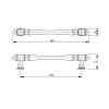 Uchwyt Marella M 15232.128 nikiel polerowany, zdjecie - zdjecie №4 - small