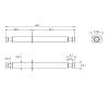 Trzpień podwójny Rastex DU 853 49/30mm (79568) Hettich, kupic - zdjecie №2 - small