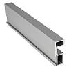 Profil pionowy otwarty Compact F (Flat) srebrny - small