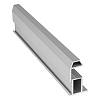 Profil pionowy otwarty Compact T (Trapeze) srebrny - small
