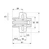 Prowadnik krzyżakowy Sensys, D=1,5mm, 9071576, Hettich, kupic - zdjecie №2 - small