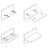 Podpórka do półek Titan 1, grubość półki 24mm, regulacja boczna (1001167) Hettich, zamowienie - zdjecie №6 - small