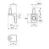 Podpórka pod półkę Sekura 7 z blokadą D=5 mm, do przykręcania, nikiel (53012) Hettich, zamowienie online - zdjecie №7 - small