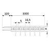 Taśma LED-2835 SMD, 180 LEDs/m, 14,4W, 12V, IP20, światło zimne, zdjecie - zdjecie №4 - small