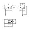 VersaHIT MONO Blok gniazdowy pojedynczy, 1 gniazdo, 110-220V, 16A, IP54, aluminium szczotkowane, od producenta - zdjecie №8 - small