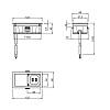 VersaHIT MONO Blok gniazdowy pojedynczy, 2 porty USB (5V, 2.1A), 110-220V, IP54, aluminium szczotkowane, od producenta - zdjecie №8 - small