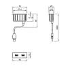 VersaPICK Gniazdo USB prostokątne, 2 porty USB (5V/9V, 3A/2A), 110-220V, IP20, ZAMAK, biały matowy RA, zamowienie - zdjecie №6 - small