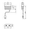 VersaPICK Gniazdo USB owalne, 2 porty USB (5V, 2.1A), 110-220V, IP20, polimer, biały matowy, zamowienie - zdjecie №6 - small