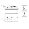 Prowadnik Sensys liniowy dystans 1,5 czarny obsydian z mimośrodem (9117471) Hettich, zdjecie - zdjecie №4 - small