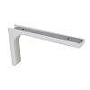 Wspornik z osłoną plastikową 237x143 (240 mm), max 10 kg, biały, kupic - zdjecie №2 - small