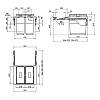 Pojemnik wysuwany 600mm (36+36)l z samozamykaczem, h=526mm, Globe VIBO (PGTM602MG), zamowienie online - zdjecie №7 - small