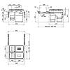 Pojemnik wysuwany 600mm (20+20+10+9) l z samozamykaczem, h=447mm, Globe VIBO (PGTM604MG), zamowienie - zdjecie №6 - small