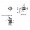 Włącznik przyciskowy z mocowaniem 220V/12V, 1,5A/3A, czarny, zdjecie - zdjecie №4 - small