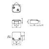 Mechaniczny wyłącznik do drzwi 220V/12V, 2A, czarny, zdjecie - zdjecie №4 - small