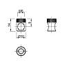 Obudowa złącza Housing D=10, L=14, metal, (B005) Permo, zdjecie - zdjecie №4 - small