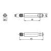 Trzpień do złącza Housing D=7, L=45, metal, (TF04) Permo, zdjecie - zdjecie №4 - small