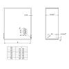 Ociekarka  jednopoziomowa chrom L 900, (WE06.4628.01.001) Rejs, od producenta - zdjecie №8 - small