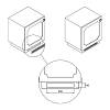 Kratka wentylacyjna Rejs 480x80, aluminium, nie drogie - zdjecie №3 - small