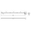 Listwa szczelinowa do blatu L=920 H=38 R-6, aluminium, kupic - zdjecie №2 - small