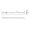 Listwa kątowa do blatu L=920 H=38 R-3, aluminiowa, kupic - zdjecie №2 - small
