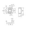 Prowadnica ślizgowa do zabudowy lodówek (9079402) Hettich, zdjecie - zdjecie №4 - small