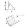 Listwa przyblatowa L = 4100 H = 30 Fenix       czarny mat, alum, Sсilm, kupic - zdjecie №2 - small