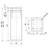 Nóżka meblowa regulowana NA 02C00 h=120-130 mm, alum., max 100 kg, zdjecie - zdjecie №4 - small