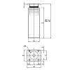 Nóżka meblowa regulowana NA 02C00 h=120-130 mm, alum., max 100 kg, zdjecie - zdjecie №4 - small