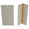 Profil MDF 2002 729 Jasnoszary Jedwab Matt 2800x48x3mm - small