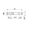 Trzpień podwójny pod łącznik plastikowy 18mm dla Mfix MULLER, kupic - zdjecie №2 - small