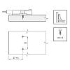 Prowadnik krzyżakowy Sensys dystans 8 (9071579) Hettich, cena - zdjecie №5 - small