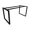 Rama stołu w kształcie litery O, czarny RAL 9005, 1200x600mm - small