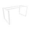 Rama stołu w kształcie litery O, biały RAL 9003, 1200x600mm - small