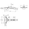 Zawias Clip-on, 95°, Intermat 9936, nakładany,do frontów o grubości do 32 mm, niklowy (73913)Hettich, zdjecie - zdjecie №4 - small