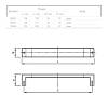 Uchwyt D-740 AL/160 G2 szeroki 20 mm chrom, zdjecie - zdjecie №4 - small