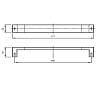 Uchwyt D-740 AL/160 G2 szeroki 20 mm chrom, zdjecie - zdjecie №4 - small