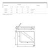 Wspornik  metal 195x248 kątownik, max 20 kg, chrom, zdjecie - zdjecie №4 - small