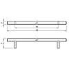 Uchwyt relingowy RE 1010/160 (DR 10/160 G1) monolit Ø 10 biały, zdjecie - zdjecie №4 - small