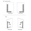 Corner FRONT 900 mm, prawy, chrom, Muller, od producenta - zdjecie №8 - small
