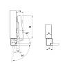 Zawias Clip-on, 95°, Intermat 9936, nakładany, do profilu aluminiowego, niklowy (9155233) Hettich, zamowienie - zdjecie №6 - small