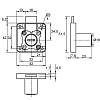 Zamek wpuszczany do płyty wiorówej Muller CL 22mm, kupic - zdjecie №2 - small