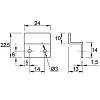 Zamek wpuszczany dwustronny Muller CL 22mm, zdjecie - zdjecie №4 - small
