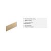 AvanTech YOU DesignCape H=187mm L=1970mm, dąb jasny (9283221) Hettich, kupic - zdjecie №2 - small