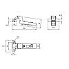 Zawias Clip-on, 95°, Intermat 9936, wewnętrzny, do profilu aluminiowego, niklowy (9155235) Hettich, zdjecie - zdjecie №4 - small