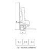 Zawias Clip-on, 95°, Intermat 9936, wewnętrzny, do profilu aluminiowego, niklowy (9155235) Hettich, zamowienie - zdjecie №6 - small